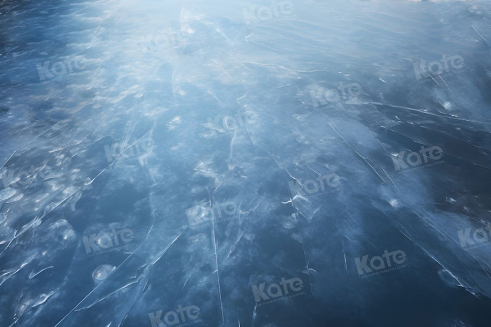Kate Hiver Glace Rivière Sol Toile de fond pour la photographie - Kate Backdrop FR
