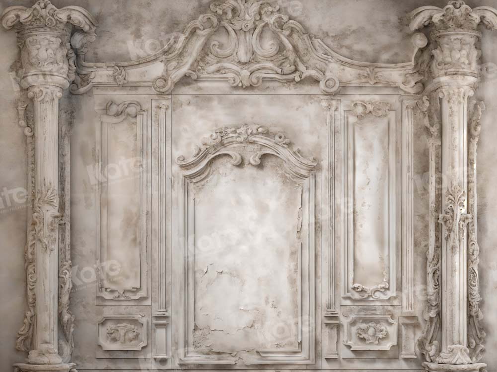 Kate Gris Architecture romaine Mur Toile de fond conçue par Kate Image - Kate Backdrop FR