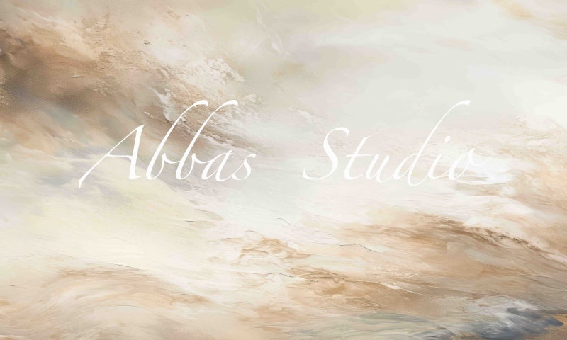 Kate Abstrait Taupe Mur Toile de fond conçue par Abbas Studio - Kate Backdrop FR