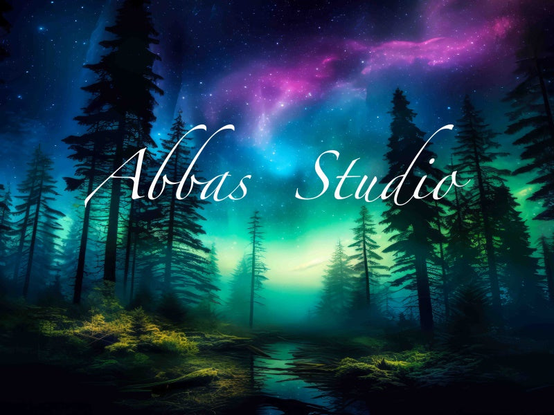 Kate Aurores boréales Nuit Ciel Toile de fond conçue par Abbas Studio - Kate Backdrop FR