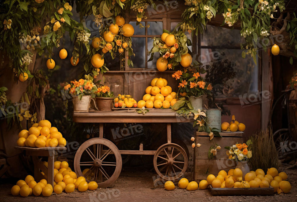 Kate Automne Oranger Jaune Chambre Toile de fond pour la photographie - Kate Backdrop FR