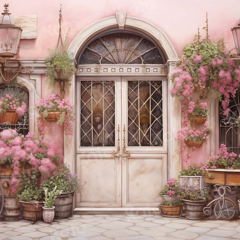 Kate Saint Valentin Fleur Rose Mur Toile de fond conçue par Chain Photographie - Kate Backdrop FR