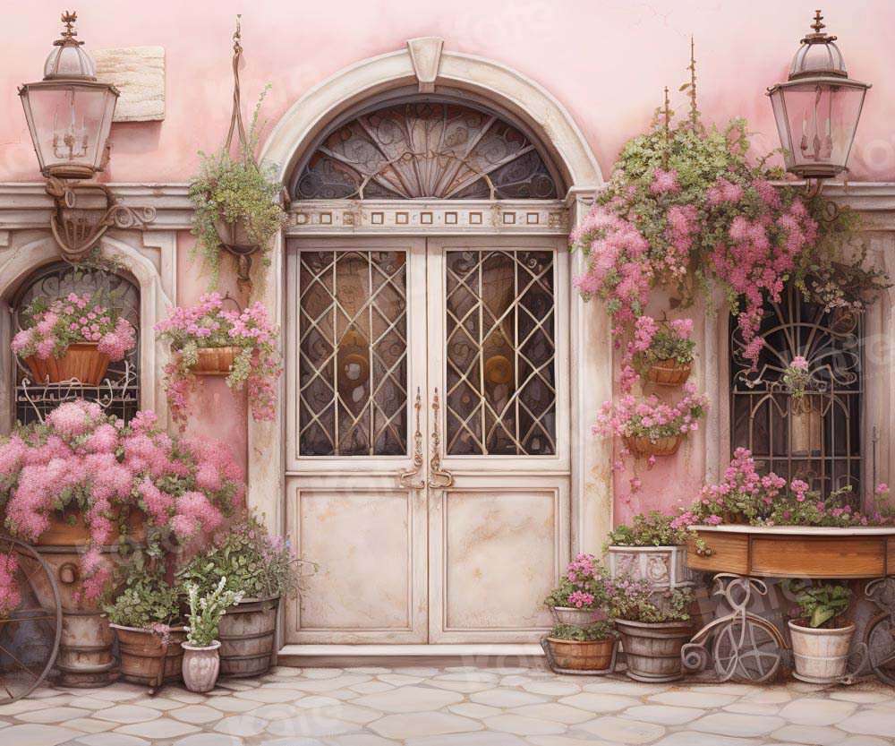 Kate Saint Valentin Fleur Rose Mur Toile de fond conçue par Chain Photographie - Kate Backdrop FR