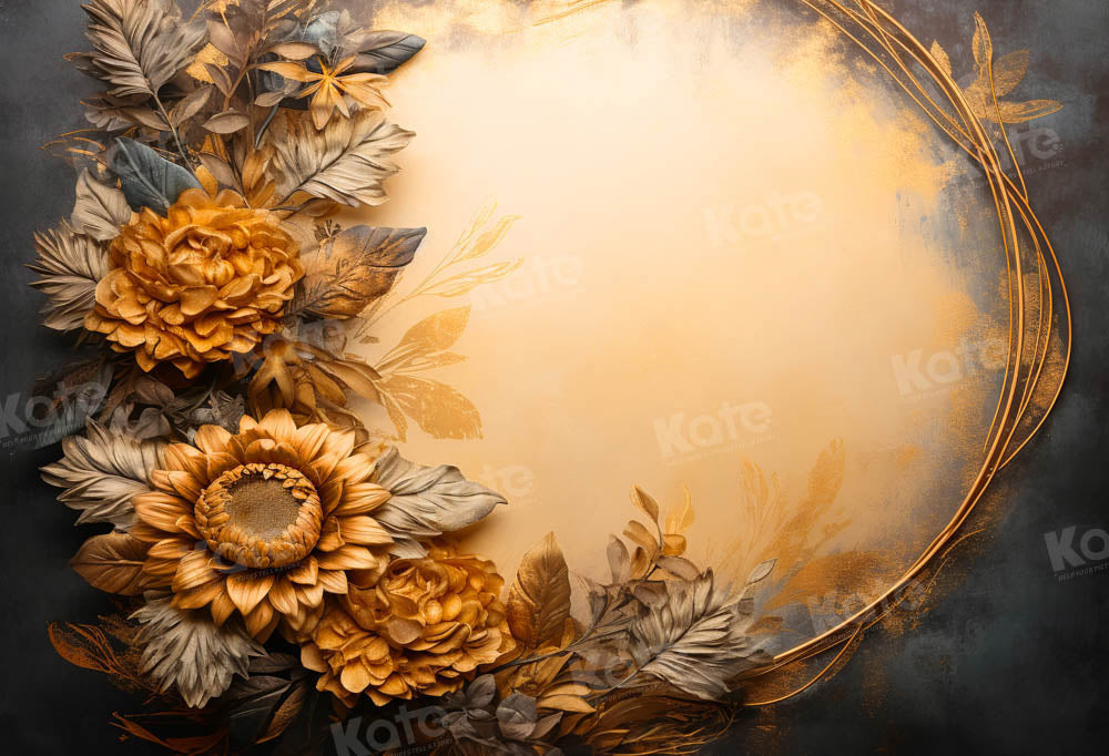 Kate Rétro Jaune Tournesol Portrait Toile de fond conçue par Chain Photographie - Kate Backdrop FR