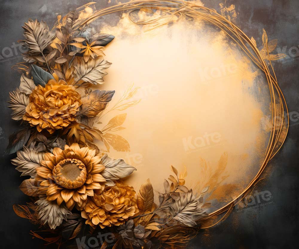 Kate Rétro Jaune Tournesol Portrait Toile de fond conçue par Chain Photographie - Kate Backdrop FR