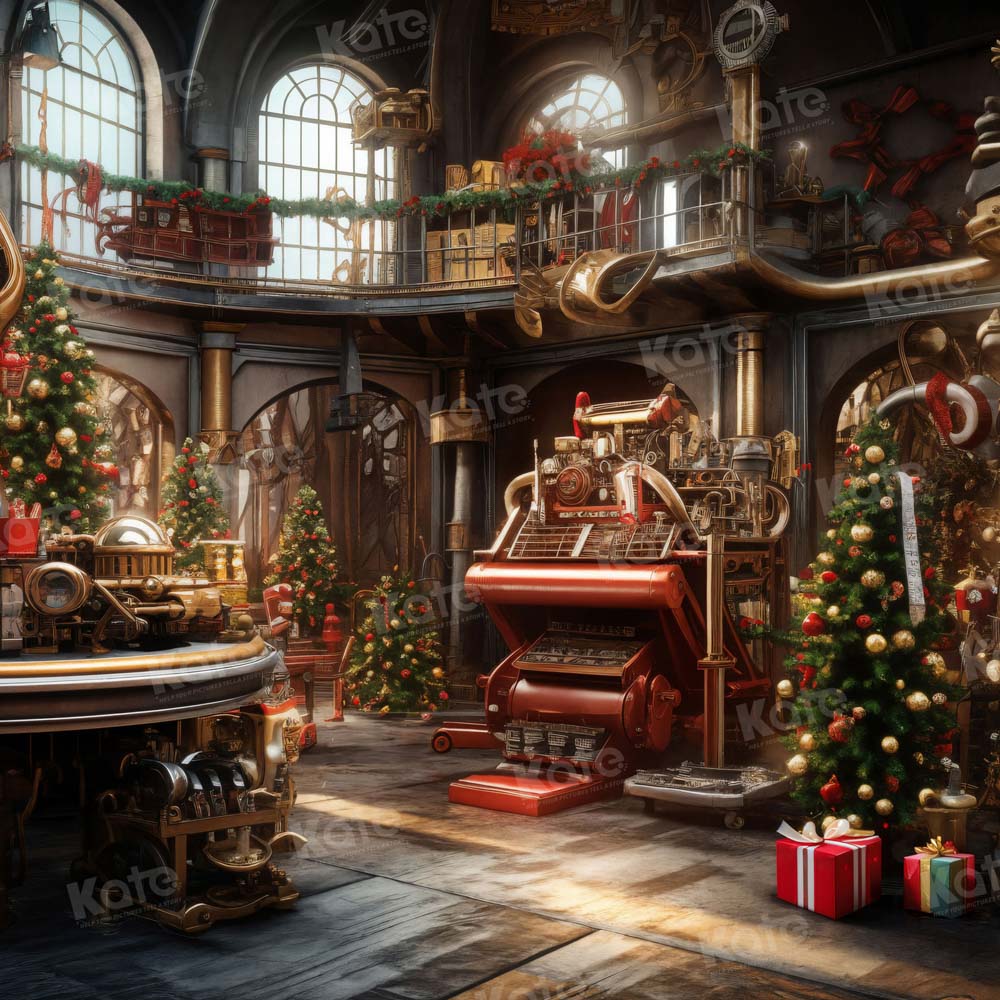 Kate Noël Fenêtre voûtée Chambre Arbre Cadeaux Toile de fond pour la photographie - Kate Backdrop FR