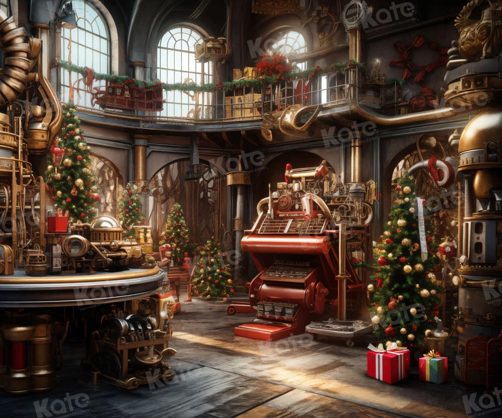 Kate Noël Fenêtre voûtée Chambre Arbre Cadeaux Toile de fond pour la photographie - Kate Backdrop FR