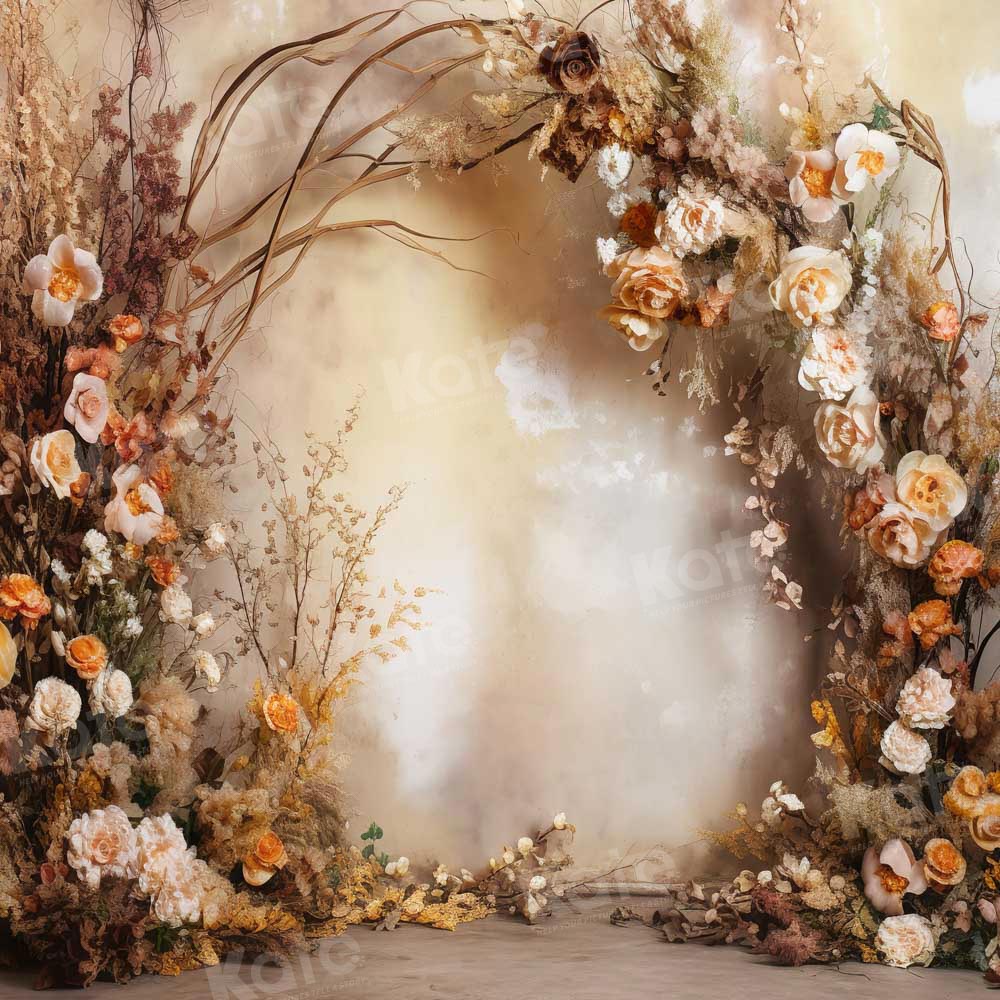 Kate Saint Valentin Romantique Fleurs Toile de fond pour la photographie - Kate Backdrop FR