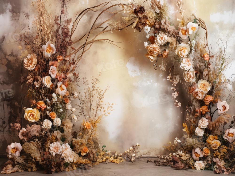 Kate Saint Valentin Romantique Fleurs Toile de fond pour la photographie