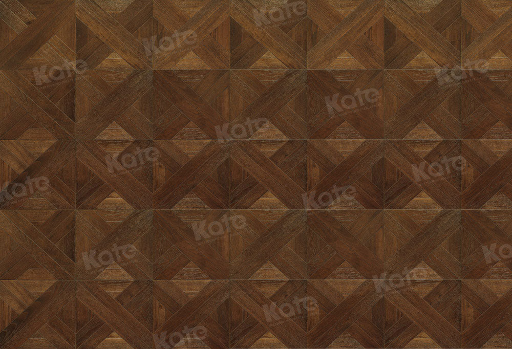 Kate Marron foncé Diamant Sol Toile de fond conçue par Kate Image