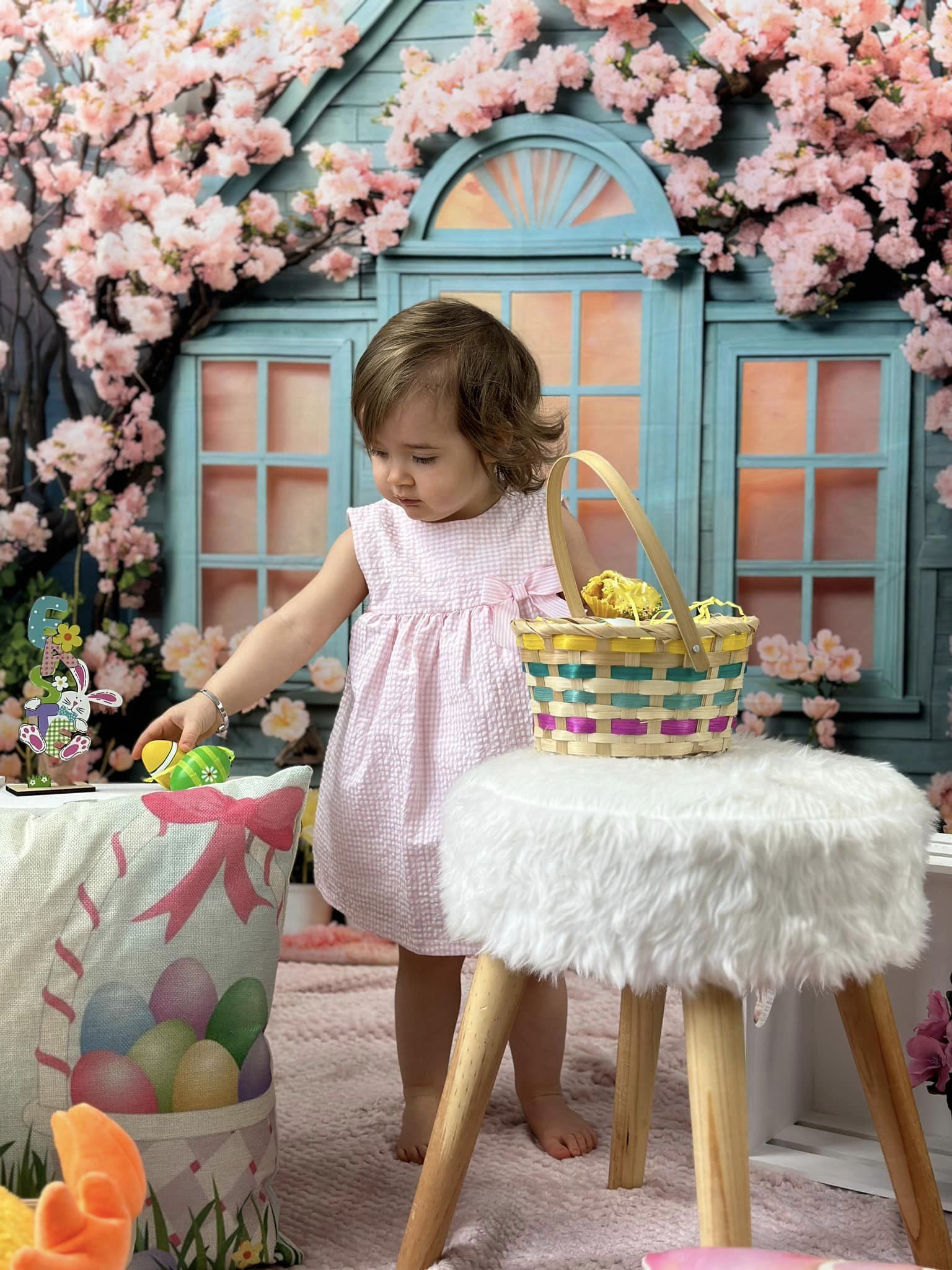 Kate Printemps Fleurs Maison Toile de fond conçue par Emetselch - Kate Backdrop FR