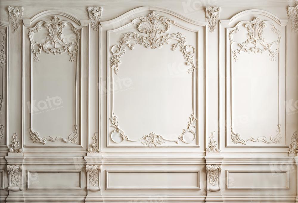 Kate Mur Rétro Blanc Anniversaire Toile de fond conçue par Chain Photographie - Kate Backdrop FR