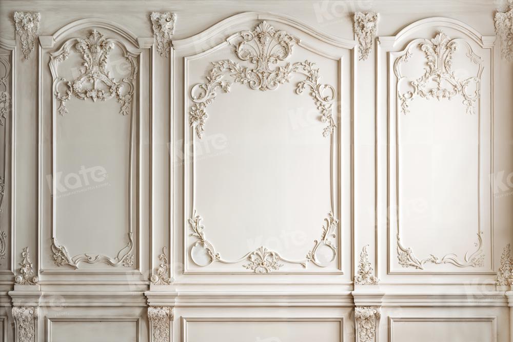 Kate Mur Rétro Blanc Anniversaire Toile de fond conçue par Chain Photographie - Kate Backdrop FR