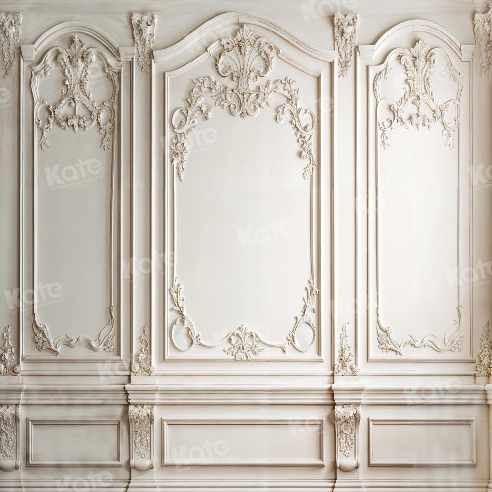 Kate Mur Rétro Blanc Anniversaire Toile de fond conçue par Chain Photographie - Kate Backdrop FR