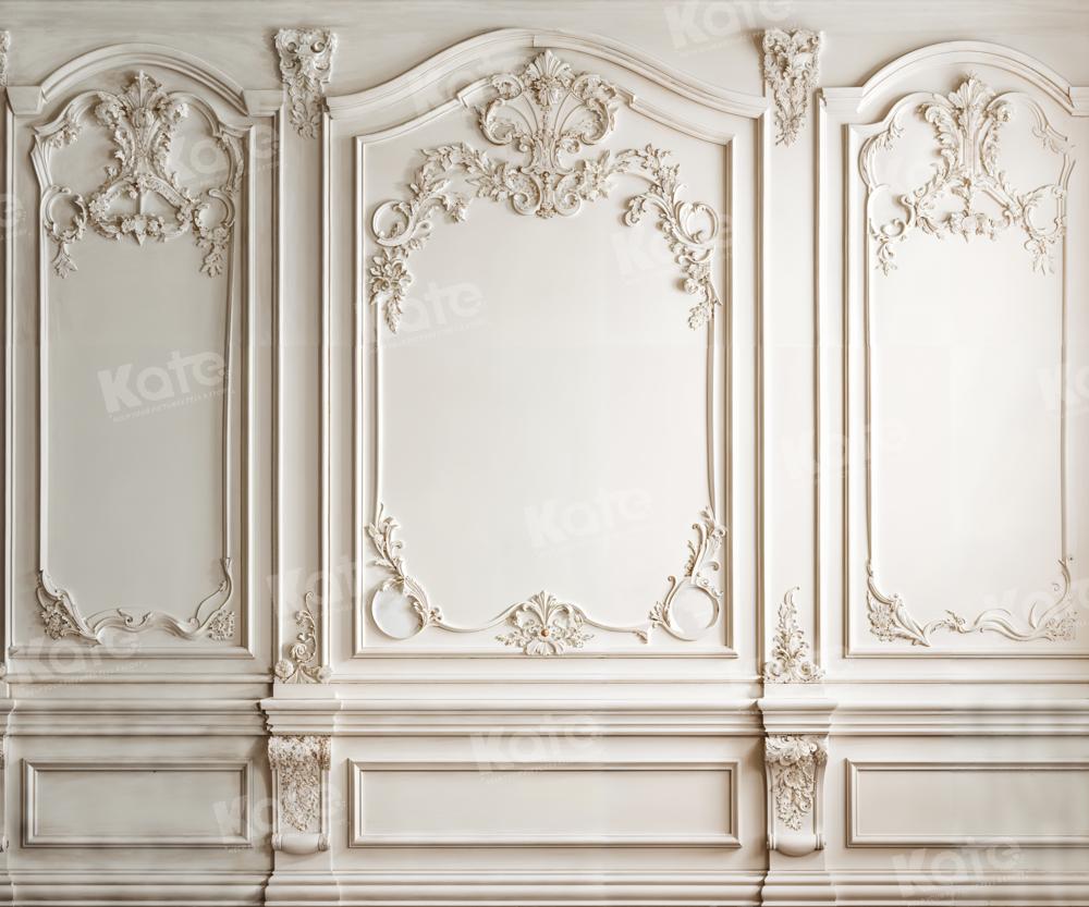 Kate Mur Rétro Blanc Anniversaire Toile de fond conçue par Chain Photographie - Kate Backdrop FR