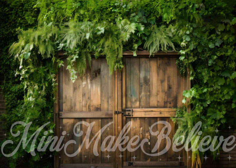 Kate Grange Porte Lierre Feuilles Luxuriant Toile de fond conçue par Mini MakeBelieve