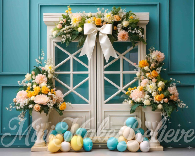 Kate Pâques Printemps Vitrine Porte Toile de fond conçue par Mini MakeBelieve - Kate Backdrop FR
