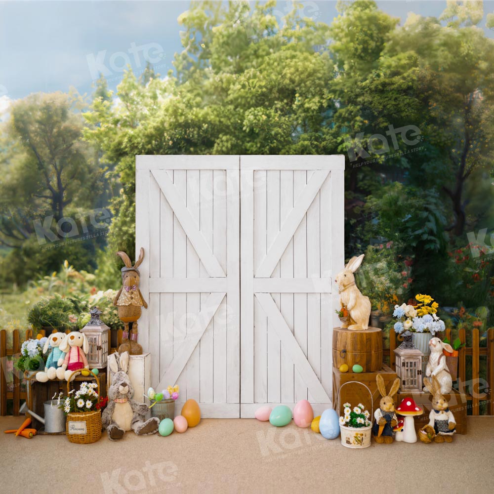 Kate Pâques Arbre Porte Lapin Toile de fond conçue par Emetselch - Kate Backdrop FR