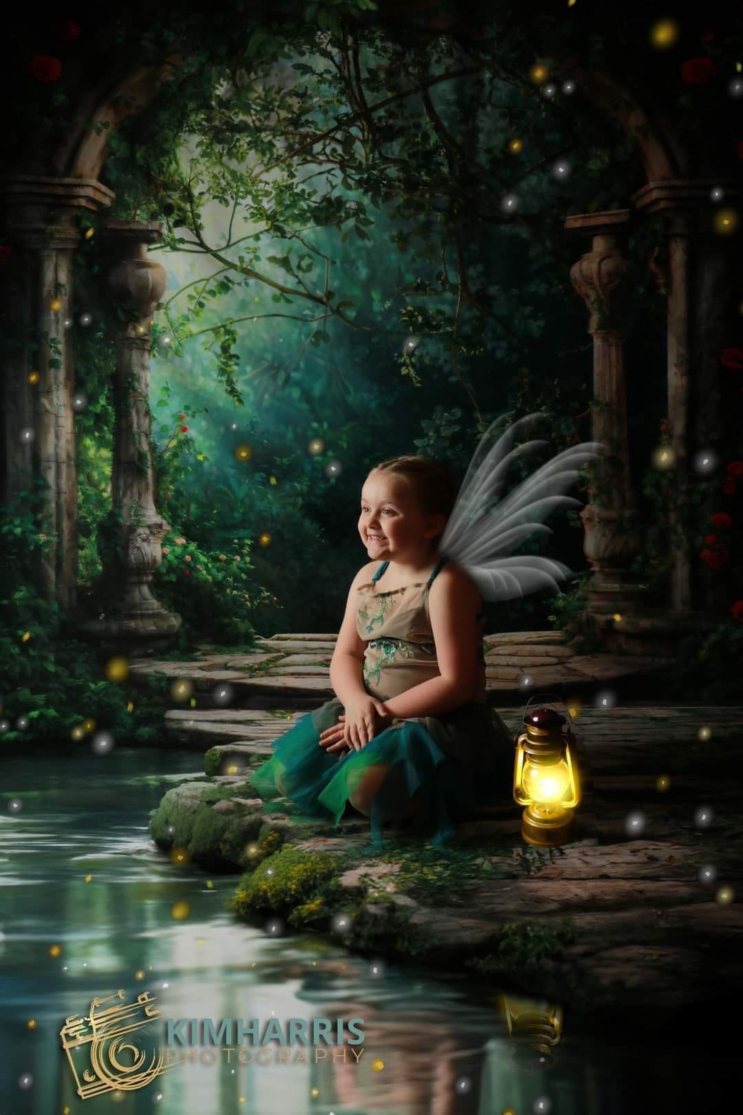 Kate Printemps Forêt Verdure Arche de fleurs Toile de fond conçue par Chain Photographie - Kate Backdrop FR