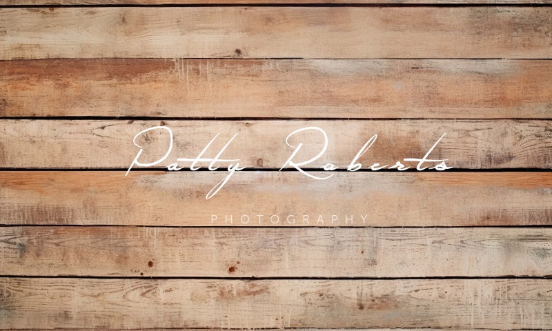 Kate Chaud Planches de Bois Vieillies Toile de fond conçue par Patty Robert
