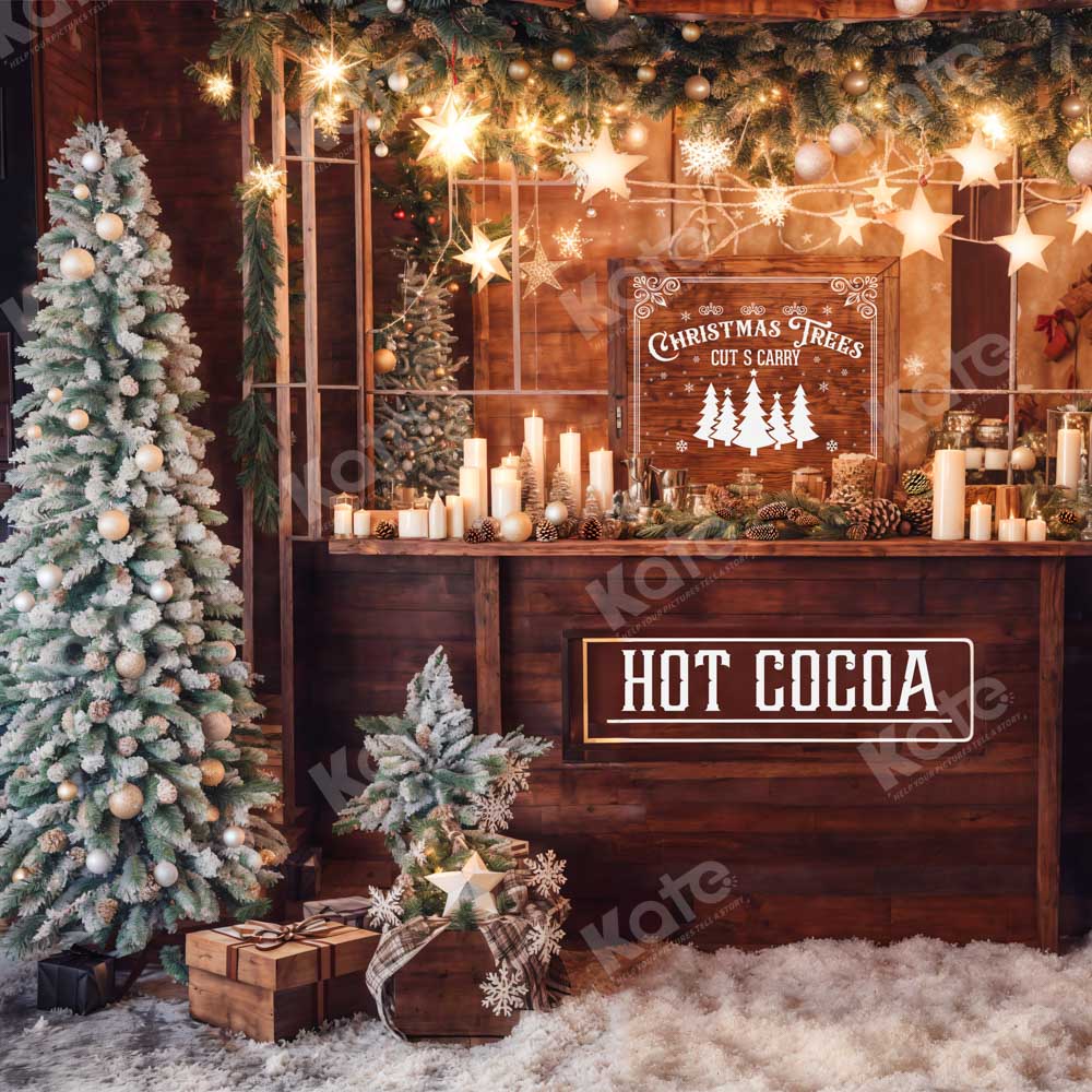 Kate Noël Chocolat chaud Bougies Lumière Toile de fond conçue par Chain Photographie