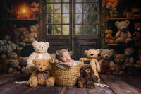 Kate Printemps Lanterne Ours en peluche Porte Toile de fond conçue par Emetselch