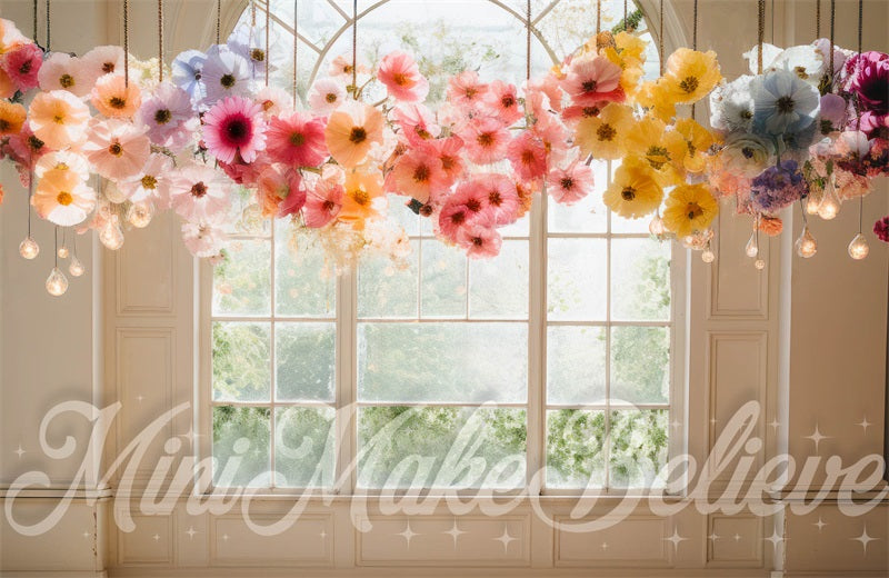 Kate Tenture Florale Intérieur Fenêtre Toile de fond conçue par Mini MakeBelieve - Kate Backdrop FR