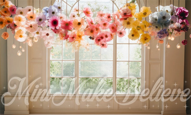 Kate Tenture Florale Intérieur Fenêtre Toile de fond conçue par Mini MakeBelieve - Kate Backdrop FR