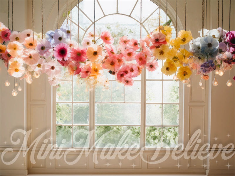 Kate Tenture Florale Intérieur Fenêtre Toile de fond conçue par Mini MakeBelieve - Kate Backdrop FR