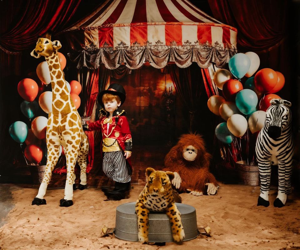 Kate Ballons Rouge Scène Enfant Anniversaire Toile de fond conçue par Emetselch - Kate Backdrop FR