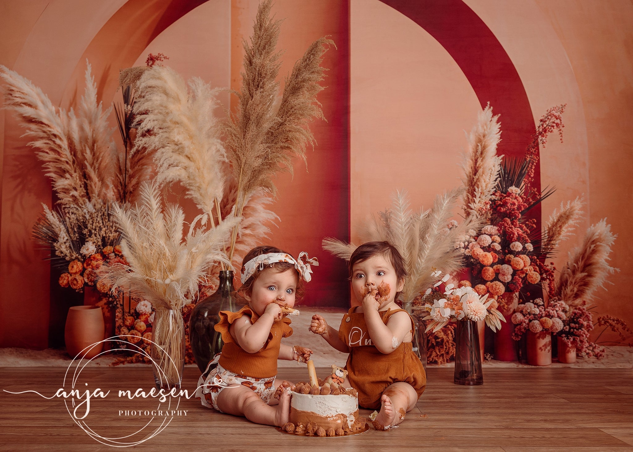 Kate Bohème Porte cintrée Jaune Élégant Toile de fond conçue par Emetselch - Kate Backdrop FR