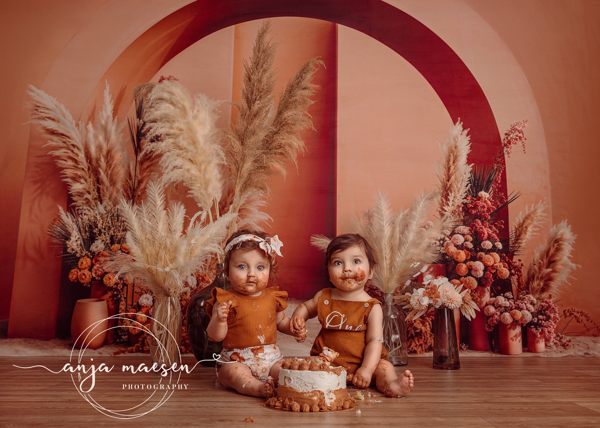 Kate Bohème Porte cintrée Jaune Élégant Toile de fond conçue par Emetselch - Kate Backdrop FR