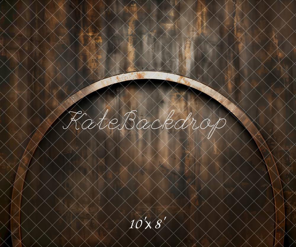 Kate Brun Mur en arc Bois Simple Toile de fond conçue par Chain Photographie - Kate Backdrop FR