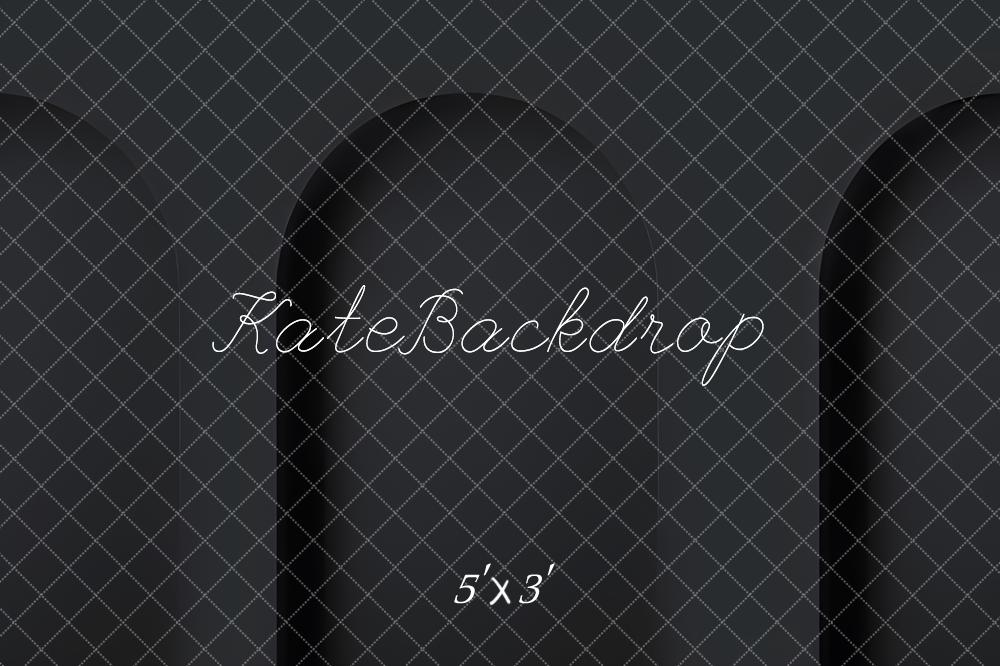 Kate Simple Noir Arche Toile de fond conçue par Kate Image - Kate Backdrop FR