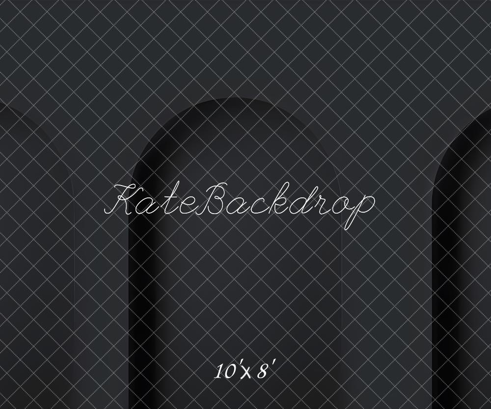 Kate Simple Noir Arche Toile de fond conçue par Kate Image - Kate Backdrop FR