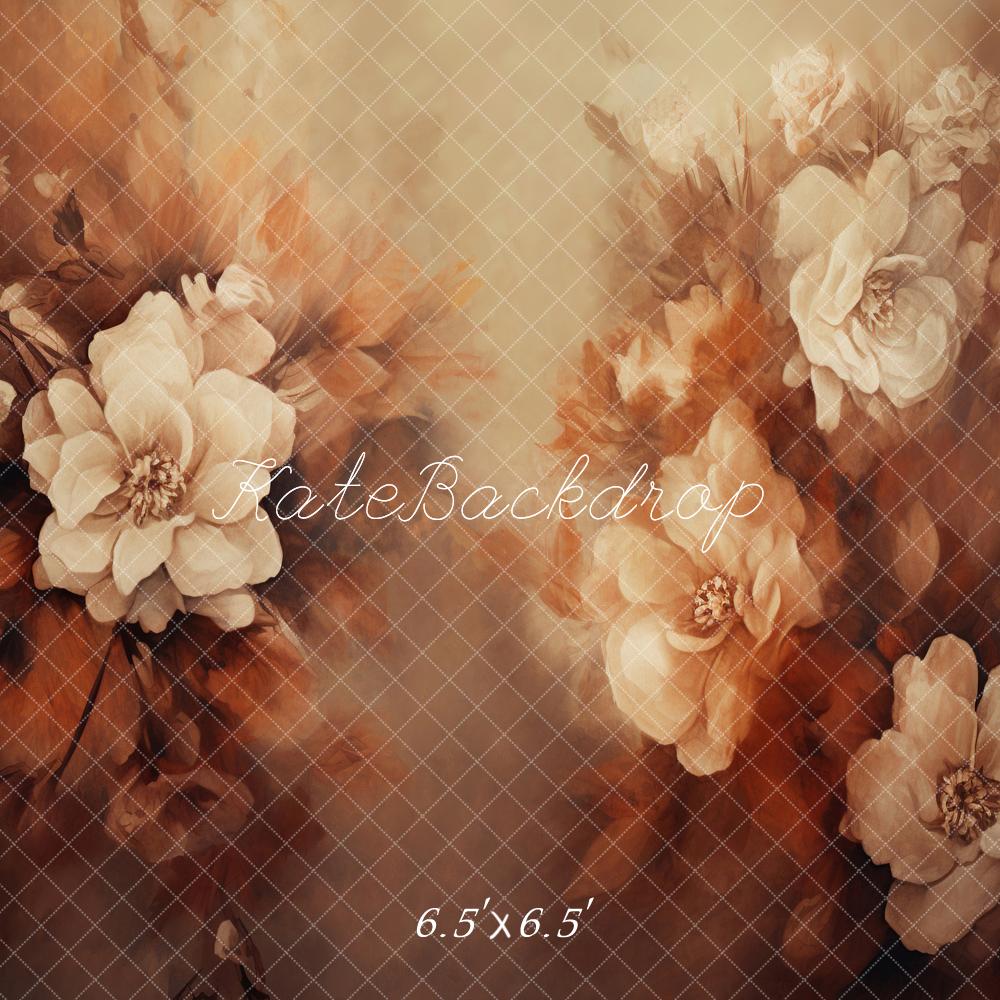 Kate Beaux-Arts Fleurs Jaune Fête des mères Toile de fond conçue par GQ - Kate Backdrop FR