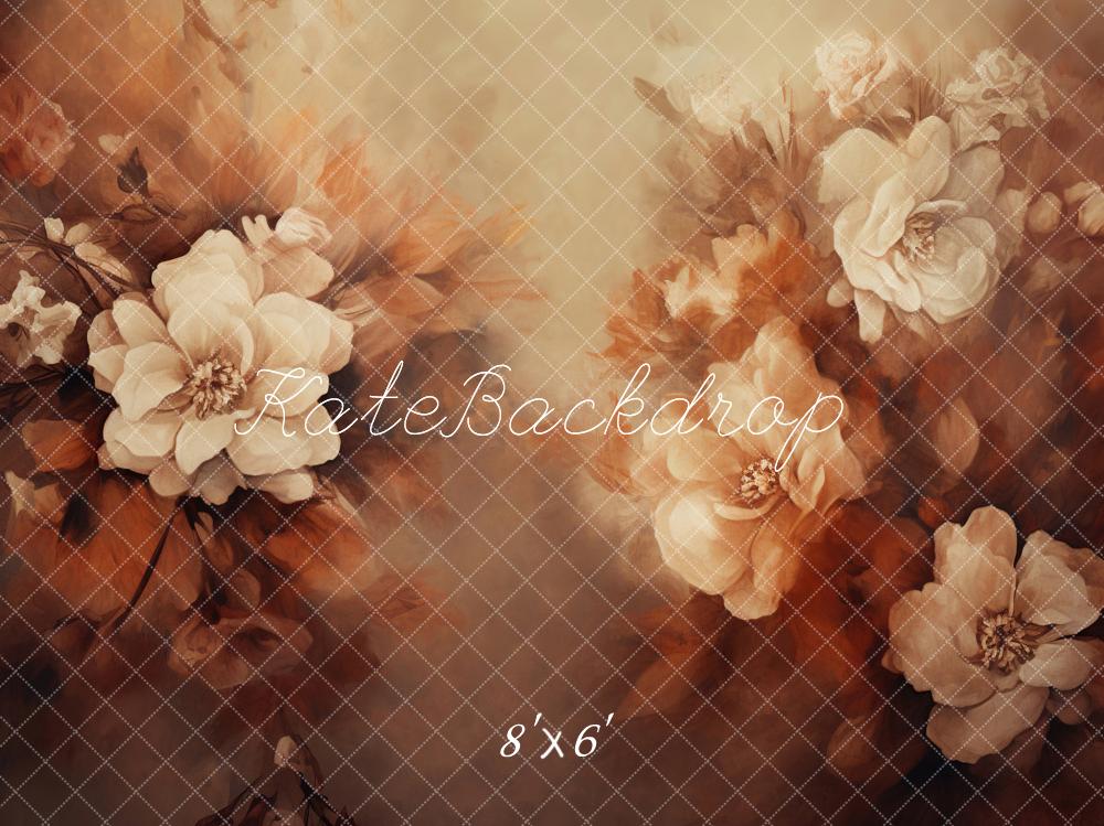 Kate Beaux-Arts Fleurs Jaune Fête des mères Toile de fond conçue par GQ - Kate Backdrop FR