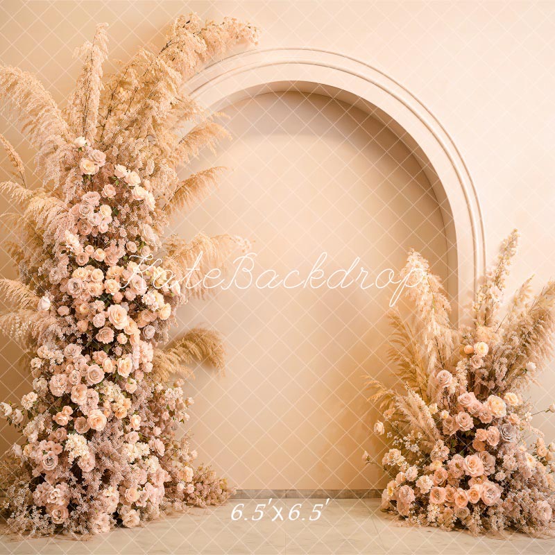 Kate Bohème Moderne Floral Mur en arc Toile de fond conçue par Emetselch - Kate Backdrop FR