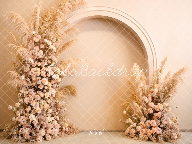 Kate Bohème Moderne Floral Mur en arc Toile de fond conçue par Emetselch - Kate Backdrop FR