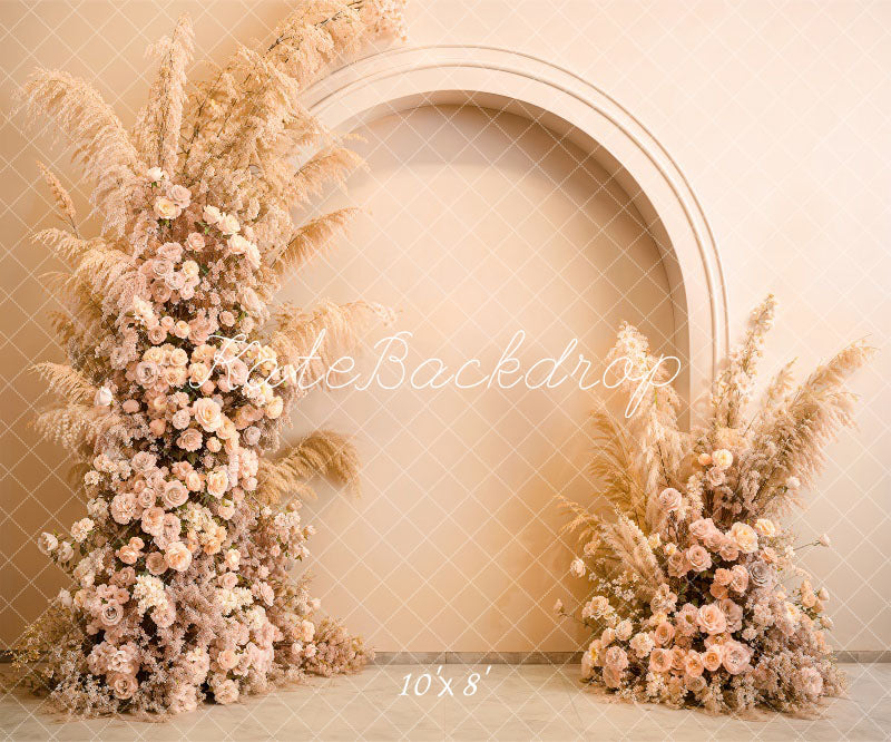 Kate Bohème Moderne Floral Mur en arc Toile de fond conçue par Emetselch - Kate Backdrop FR