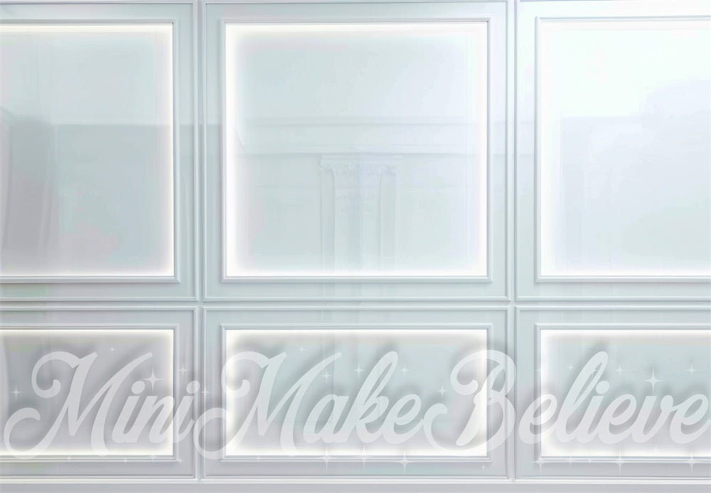 Kate Intérieur Mur éclairé Blanc Toile de fond conçue par Mini MakeBelieve - Kate Backdrop FR