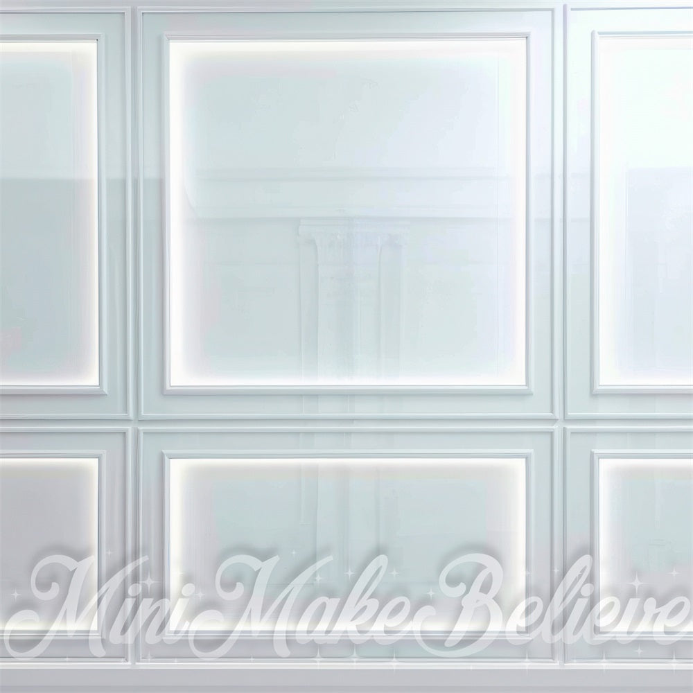 Kate Intérieur Mur éclairé Blanc Toile de fond conçue par Mini MakeBelieve - Kate Backdrop FR