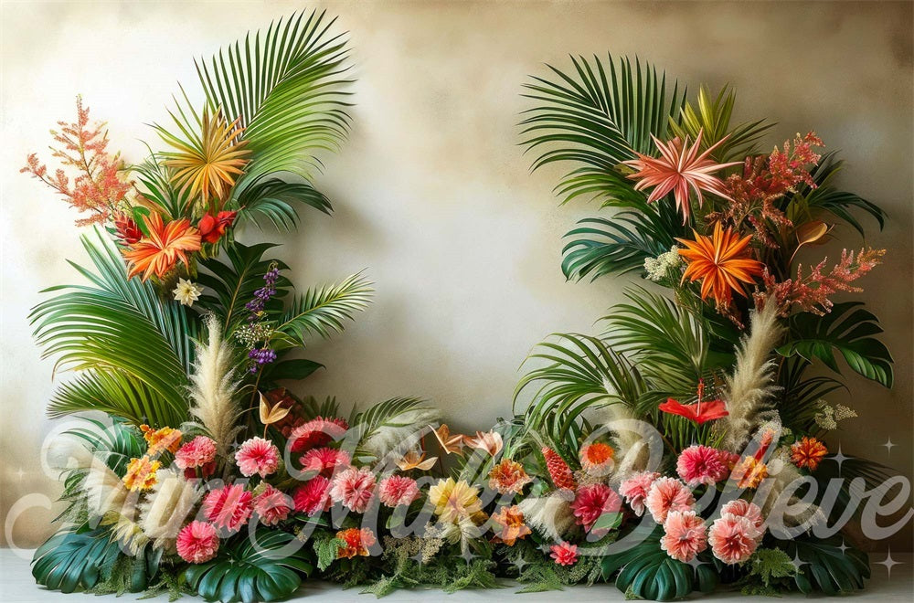 Kate Été Beaux-Arts Arche Florale Toile de fond conçue par Mini MakeBelieve - Kate Backdrop FR