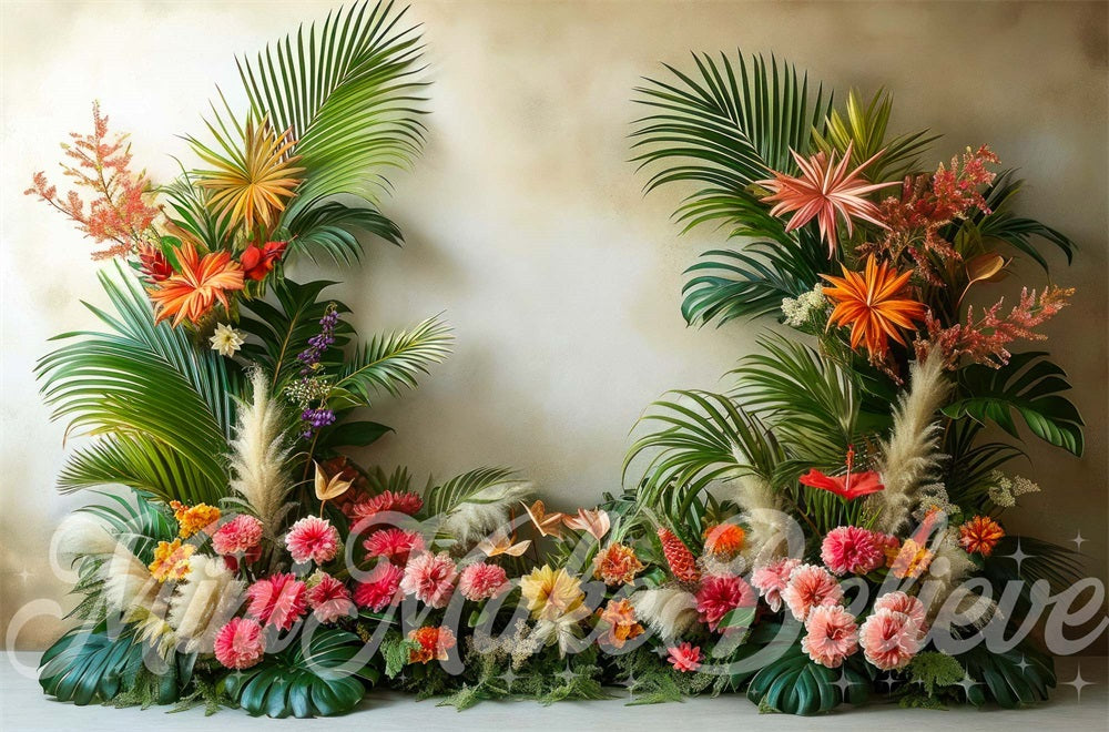 Kate Été Beaux-Arts Arche Florale Toile de fond conçue par Mini MakeBelieve - Kate Backdrop FR