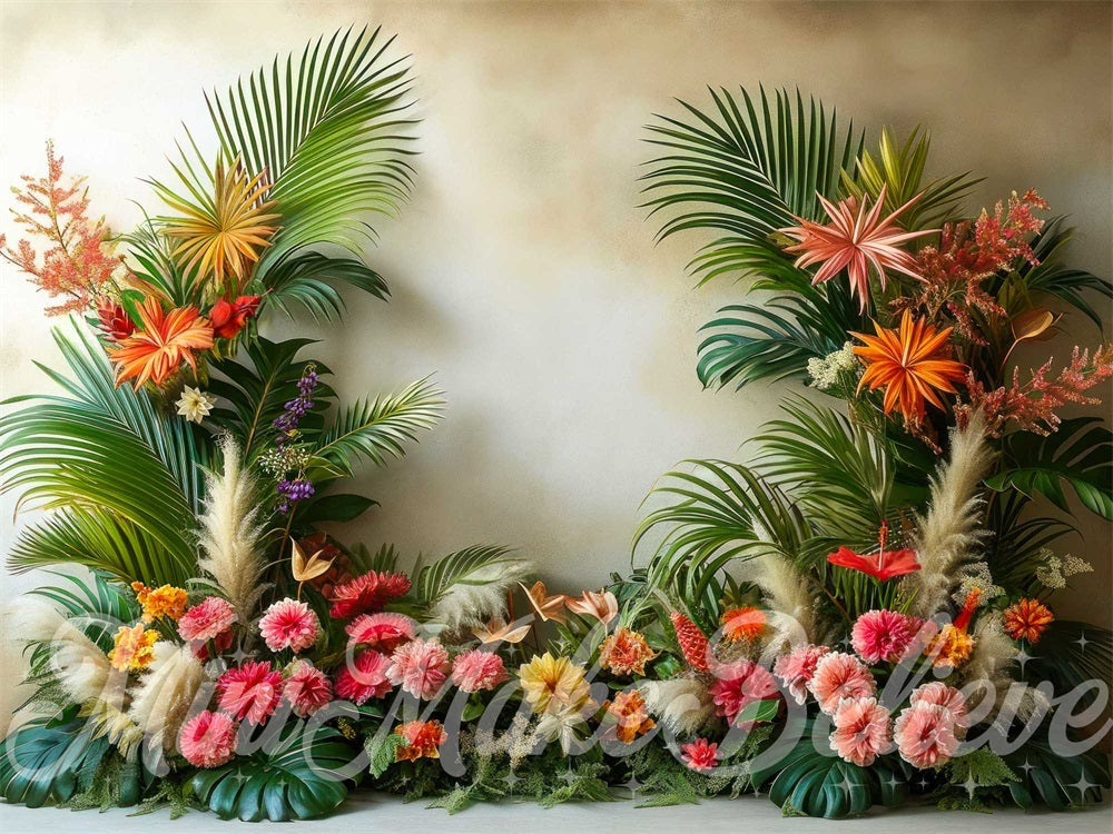 Kate Été Beaux-Arts Arche Florale Toile de fond conçue par Mini MakeBelieve - Kate Backdrop FR