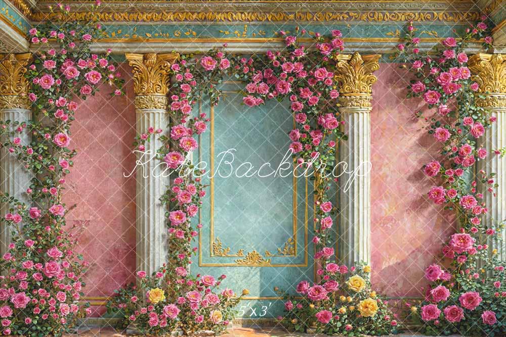 Kate Printemps Fleurs Mur de Style Européen Toile de fond conçue par Emetselch - Kate Backdrop FR