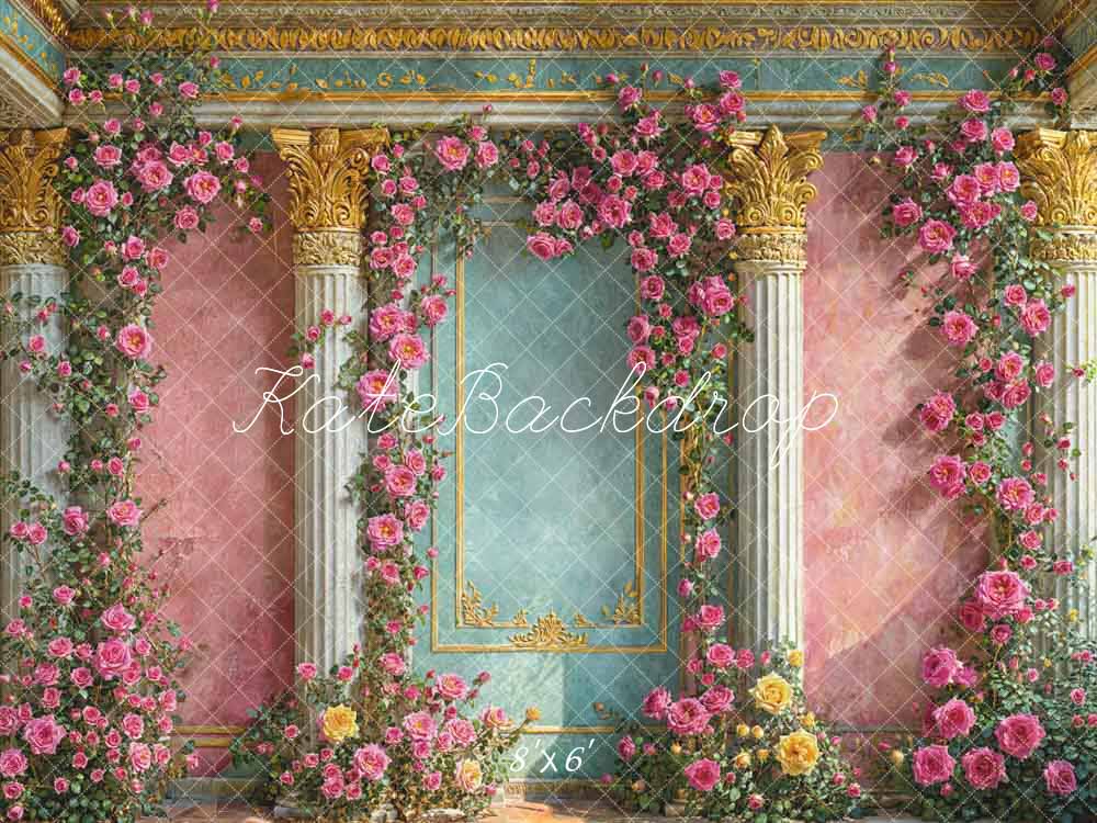 Kate Printemps Fleurs Mur de Style Européen Toile de fond conçue par Emetselch - Kate Backdrop FR