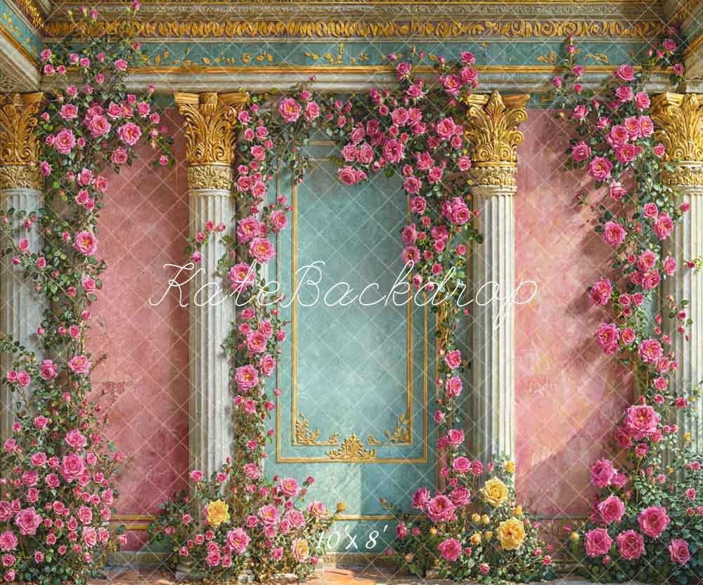 Kate Printemps Fleurs Mur de Style Européen Toile de fond conçue par Emetselch - Kate Backdrop FR