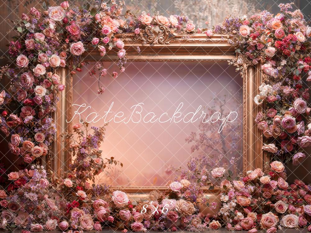 Kate Printemps Fleurs Cadre photo Rose Toile de fond conçue par Emetselch - Kate Backdrop FR