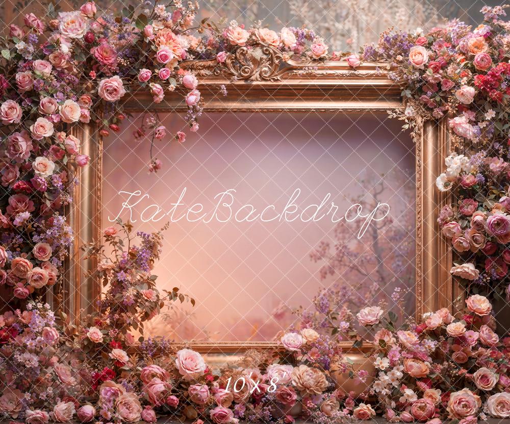 Kate Printemps Fleurs Cadre photo Rose Toile de fond conçue par Emetselch - Kate Backdrop FR